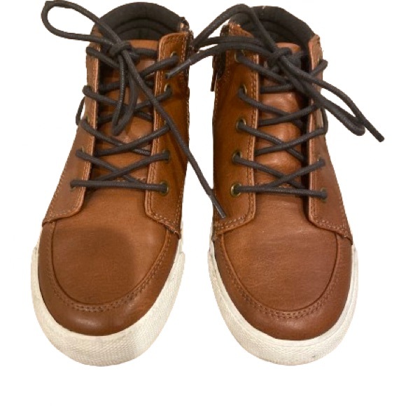 Aldo Boys Brown Formal Shoe - Picture 2 of 6